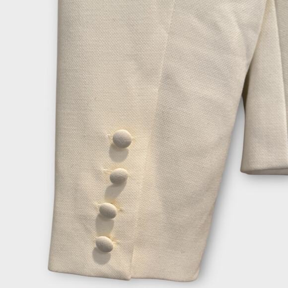 STAUD Carson Paneled Stretch-Crepe Blazer Size Medium - Picture 8 of 12